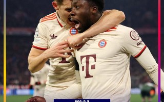 雷速-拜仁慕尼黑淘汰皇家社会，晋级欧冠半决赛