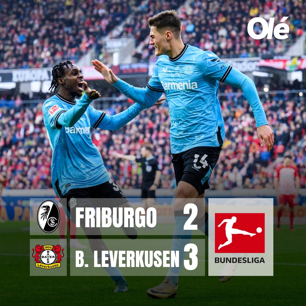 雷速-勒沃库森遭遇客场失利，欧战名额岌岌可危-第2张图片-雷速官网